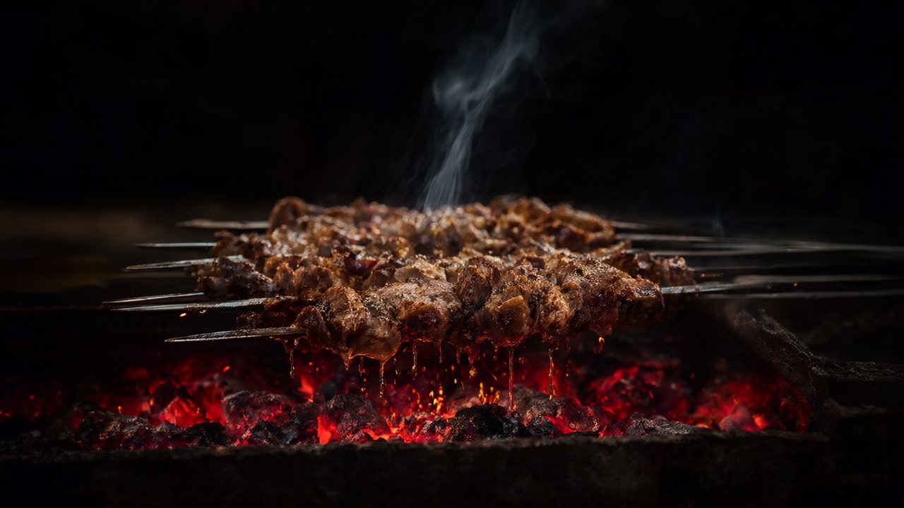 炭火羊肉串